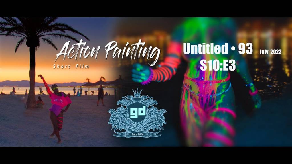 Trailer S10:E3 Abstract Art Action Body Painting, 'UV Colours', Mallorca • GD Films • 4K Juli 2022