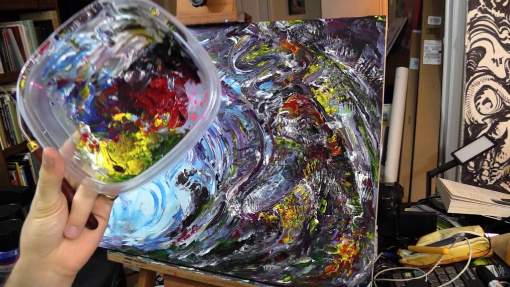🎨 Verrückte abstrakte Maltechniken 🎨 (Experimente)