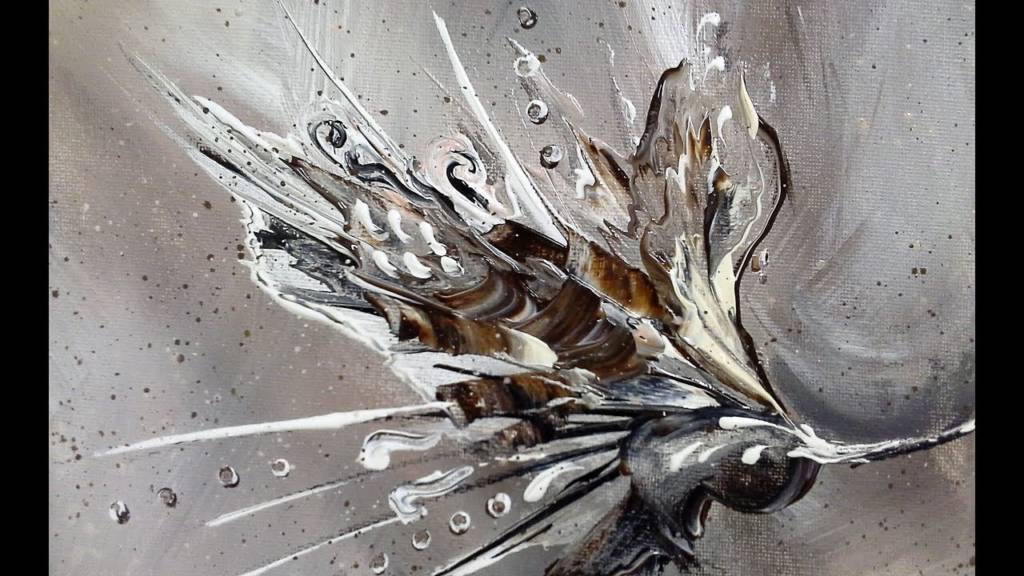 Abstrakte Acrylmalerei / Speed ​​Painting / Little Thing / V96