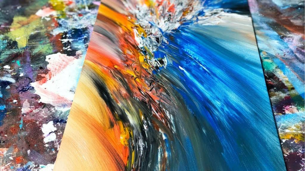 Abstrakte Malerei / DEMO 69 / Blending / Abstrakte Kunst / Maltechniken