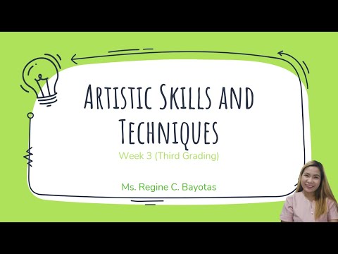 Contemporary Philippine Arts from the Region: Artistic Skills and Techniques