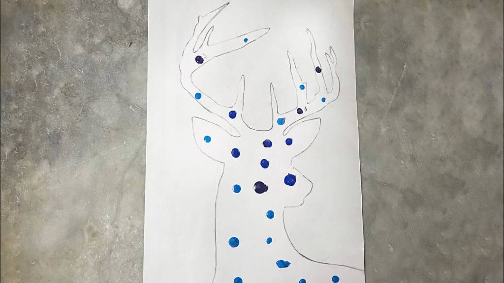 Malanleitung Galaxy Deer / Malen mit Acrylfarben / Speedpainting / Malen für Anfänger