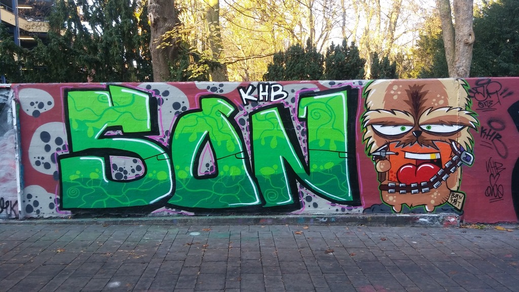 Graffiti @ Lindenbrauerei in