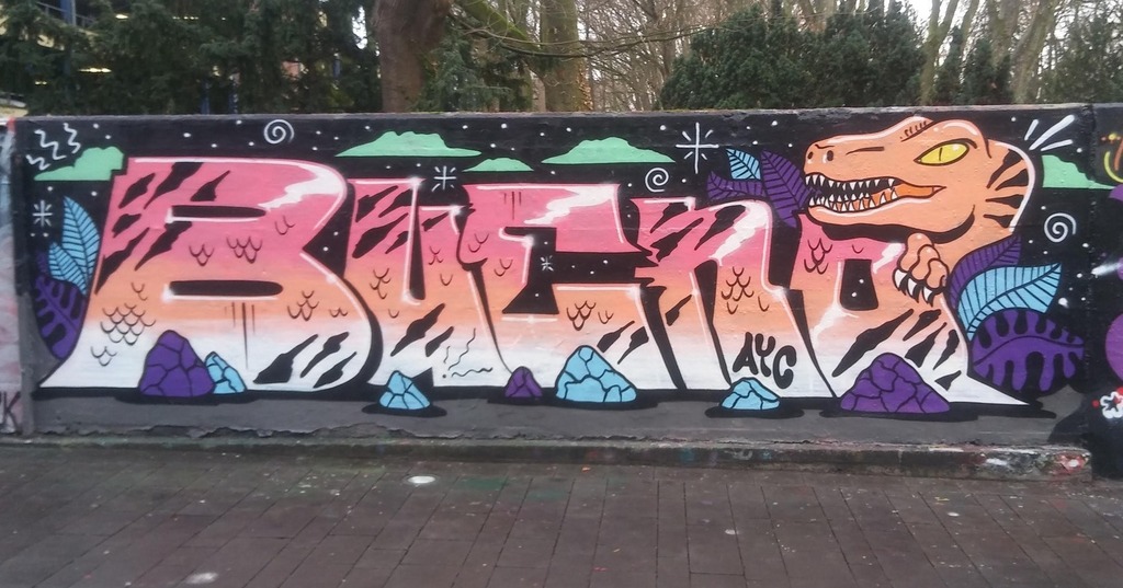 Graffiti @ Lindenbrauerei in