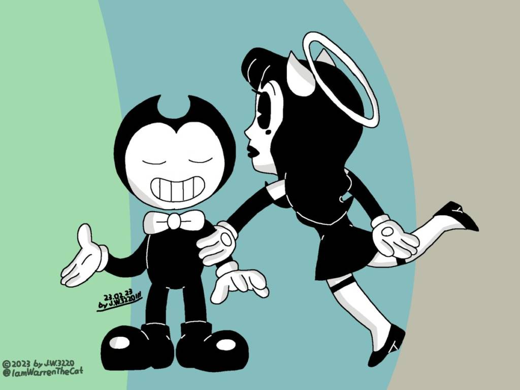 Demon & angel :D #cartoon #toon