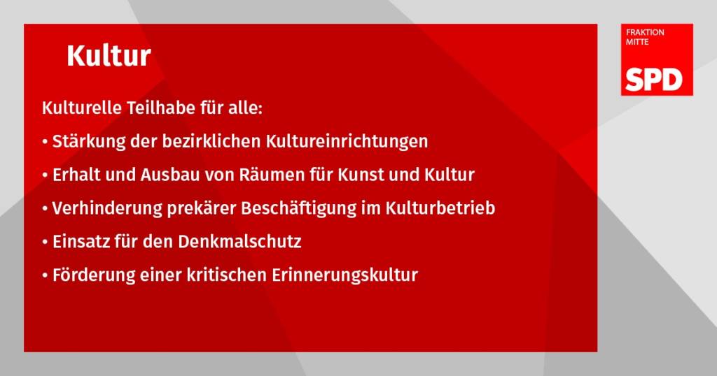 Der Bezirk #Mitte verfügt über ein