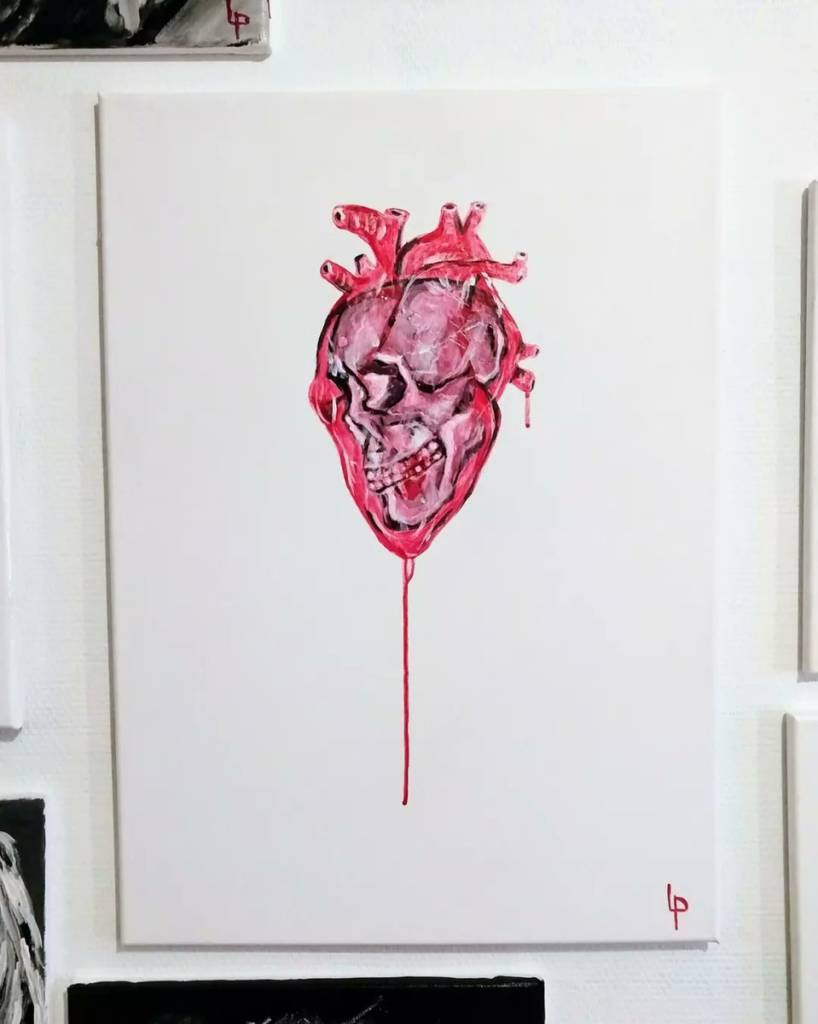 In mir Acryl auf