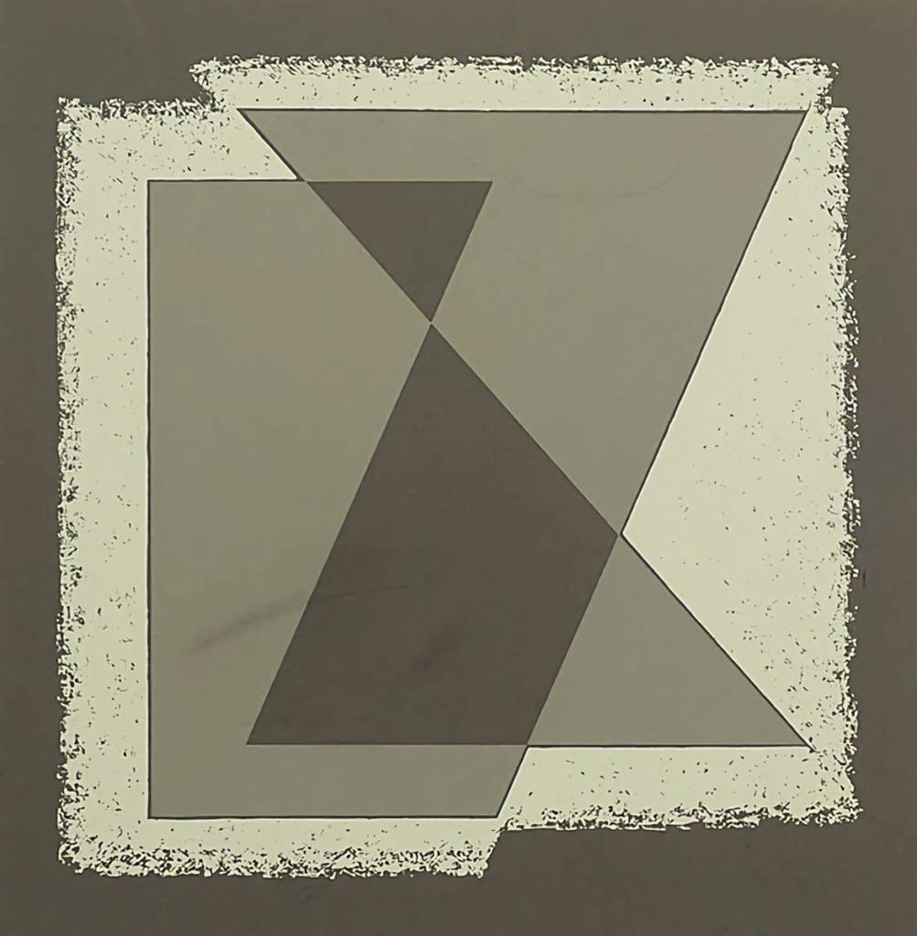 Josef Albers Komposition in Grau 1973