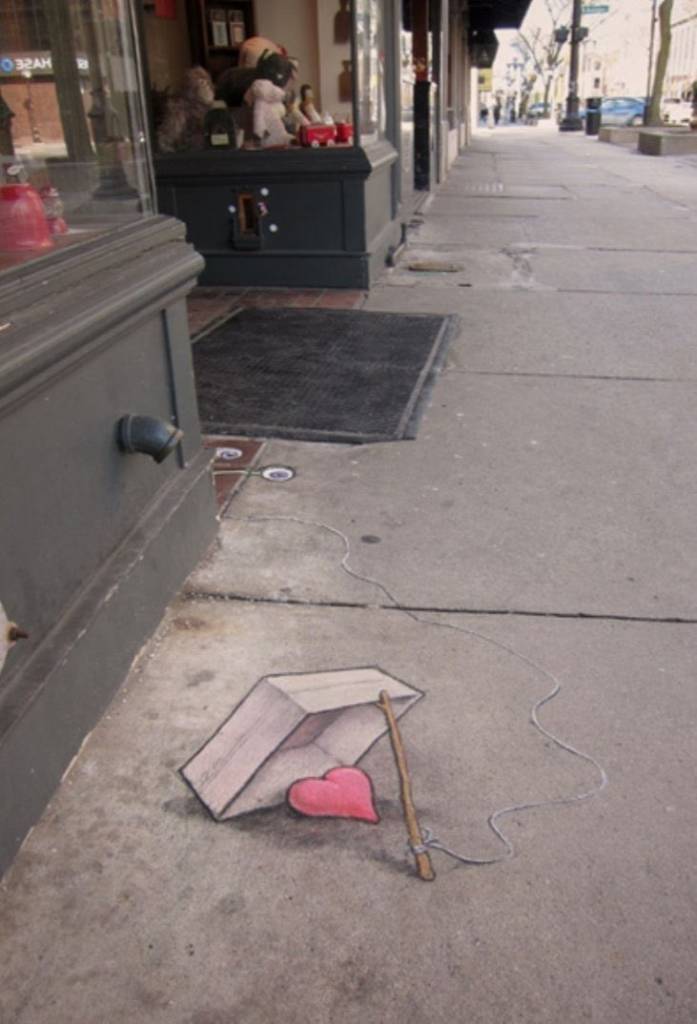 #StreetArt David Zinn ...