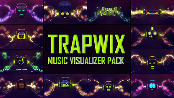 TrapWix Music Visualizer-Paket