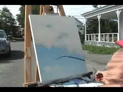 Zeitraffer-Geschwindigkeitsmalerei Abstrakte Landschaftskunst von Gagnon
