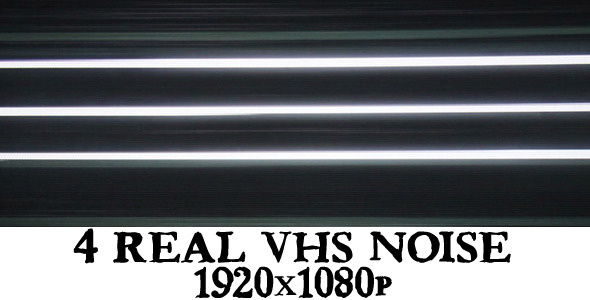 4 Vhs Echtes Rauschen Full Hd