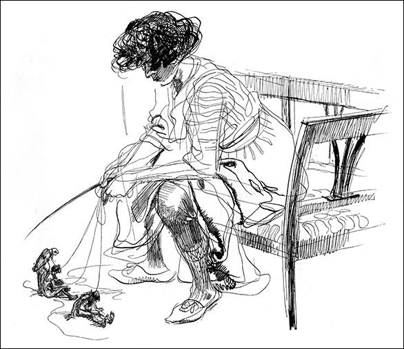 #Drawing by Heinrich Kley (German,