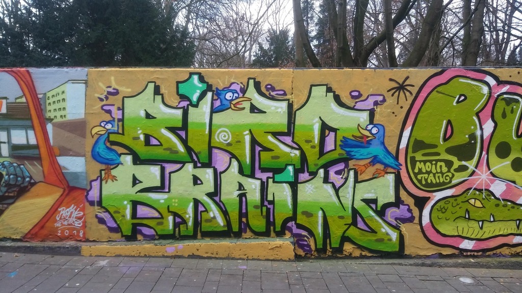 Graffiti @ Lindenbrauerei in