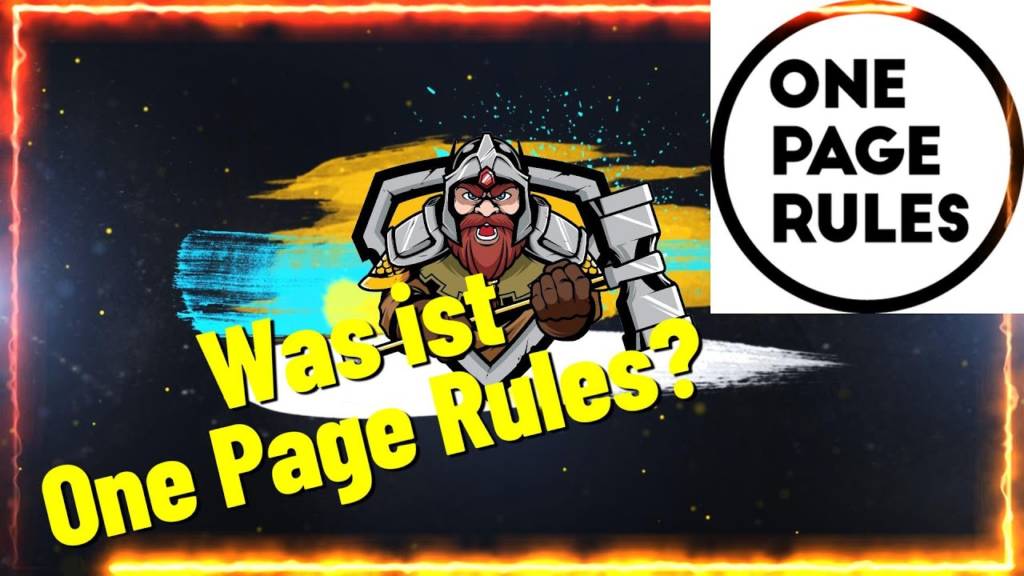 Was ist One Page Rules? Erstes Video von