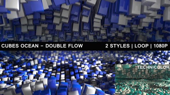 Würfel Ocean Flow - Doppelter Ozean