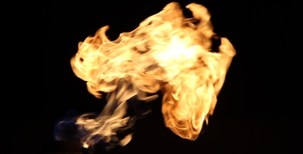 Flamme 5 Zeitlupe