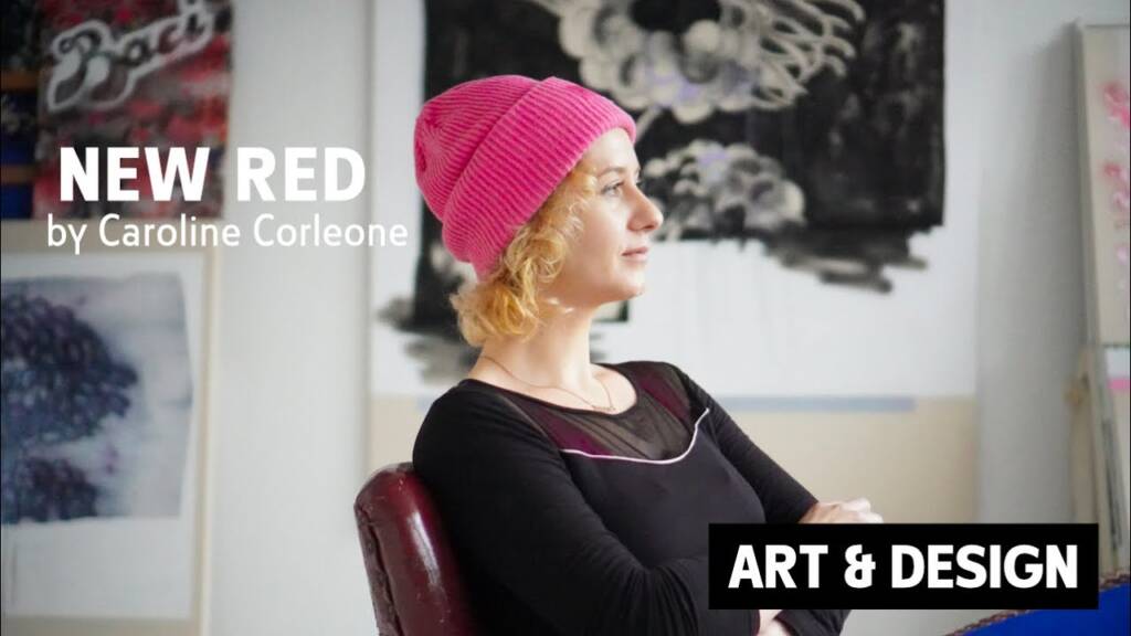 Berlin Notebook Contemporary Art & Design: Caroline Corleone - Painting with New Red No. 5