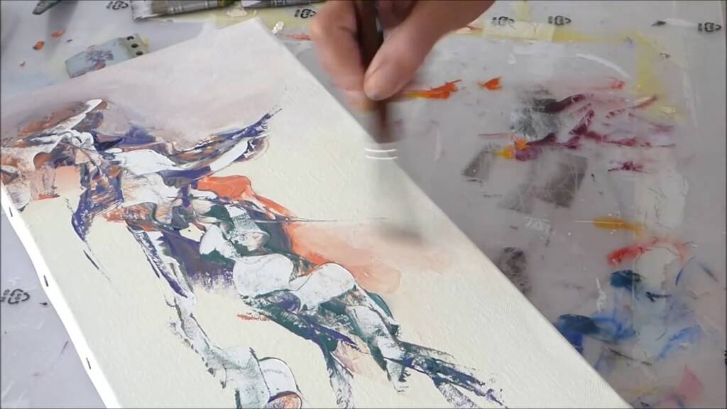 Abstract Art Painting- Peinture acrylique abstraite-Althea