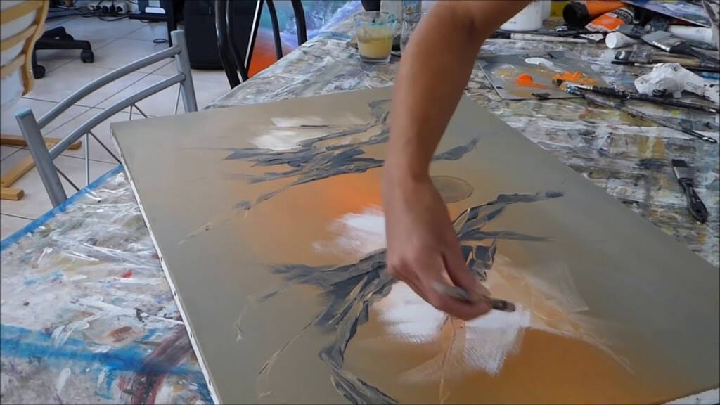 Abstract Art Painting Demonstration (13) - Althea BJArt's