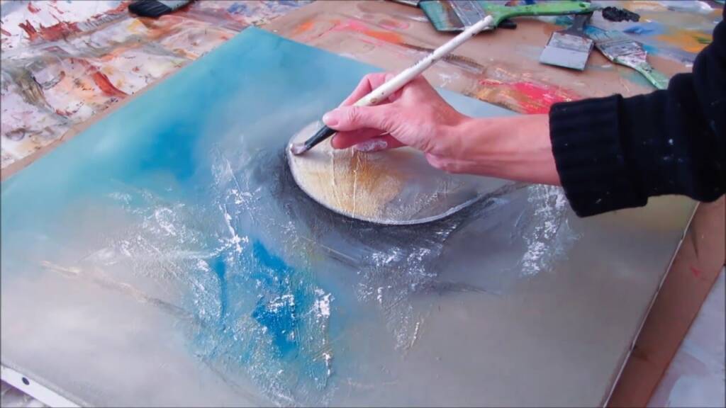 Abstract Art Painting- Peinture acrylique abstraite-Althea