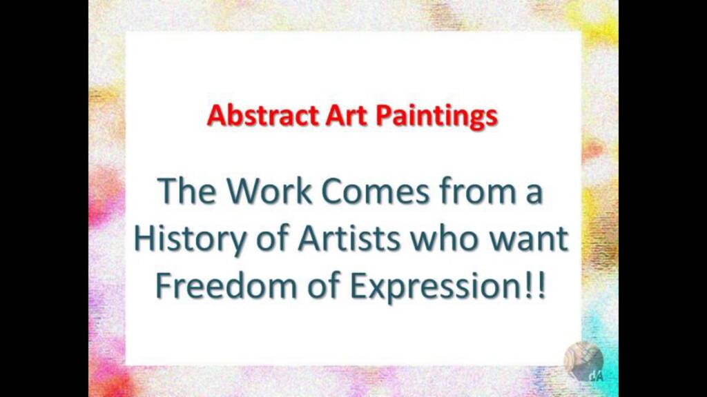 Abstract Art Paintings, How To Find The Key To Abstract Art Paintings