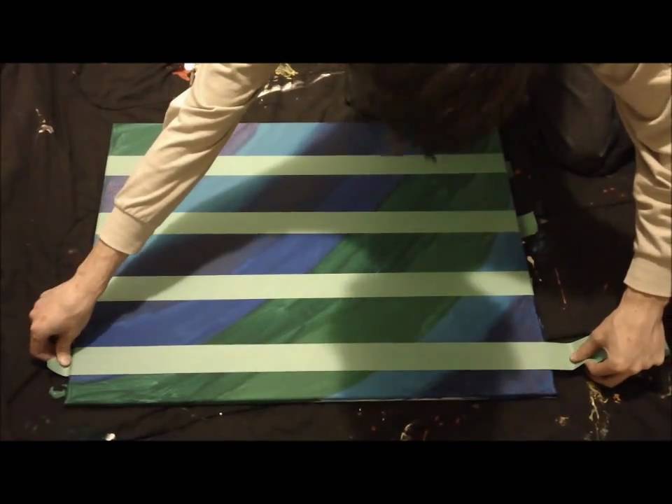 Abstract ZigZag Speed Painting