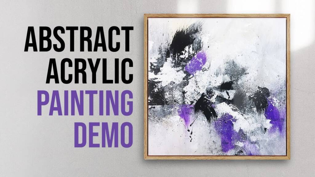 Modern Abstract Acrylic Painting Demo / Contemporary Art Timelapse / 057