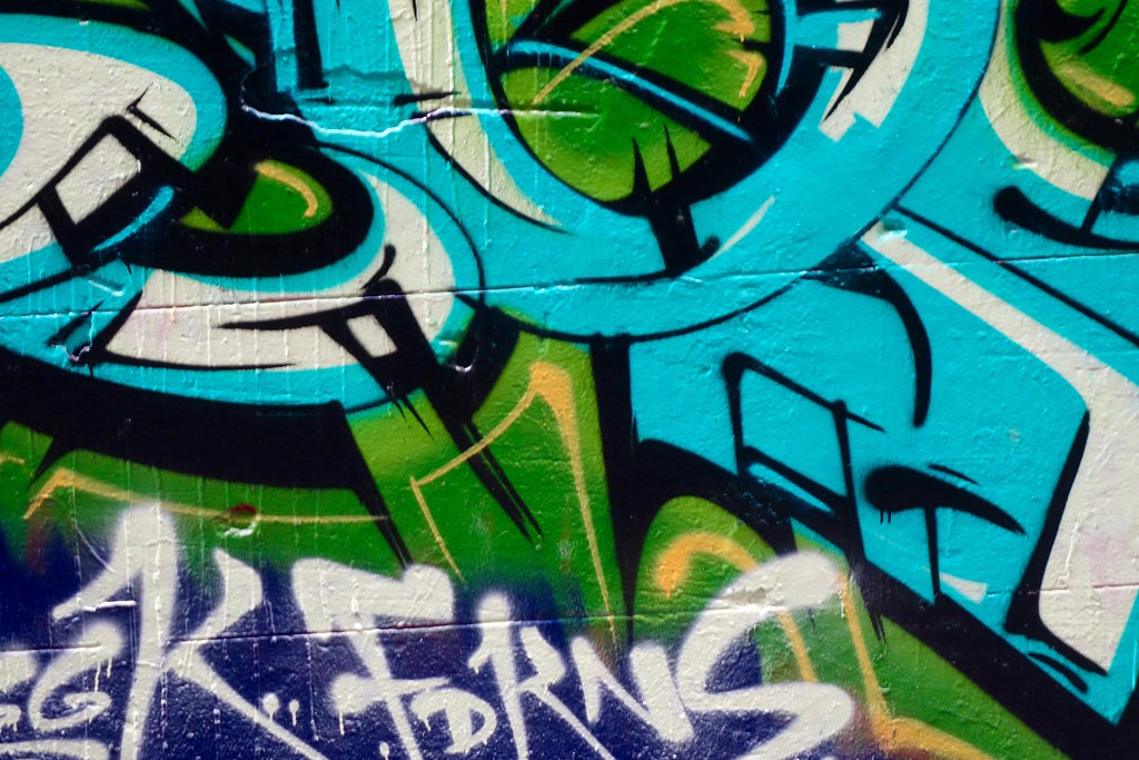 blue and green