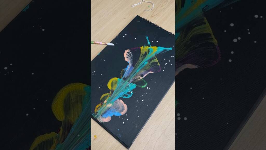 diy easy abstract art !! 🎨