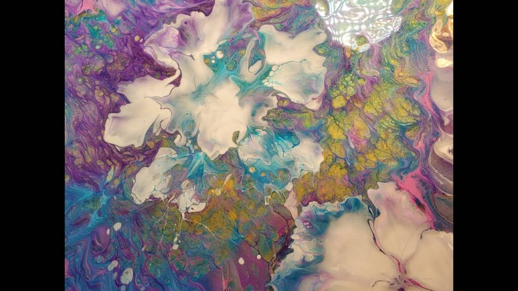 (213) The Worlds Worst Reverse Dip Acrylic Pour Technique contemporary art