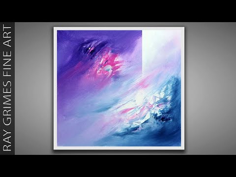 Abstract Painting Techniques / Relaxing / Step by Step / Acrylic Painting Demonstration / 366