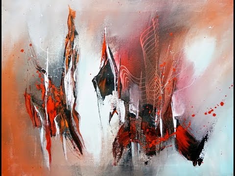 Acrylmalerei/Abstract/Acrylic Painting/Speed Demo/V170 / Feelings