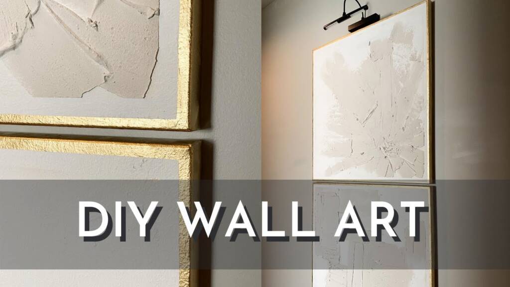 DIY WALL ART | RH INSPIRED | PLASTER ABSTRACT ART