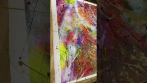 Abstract Modern Wall Art On Canvas www.artbyval.art #abstractart #acrylicabstract
