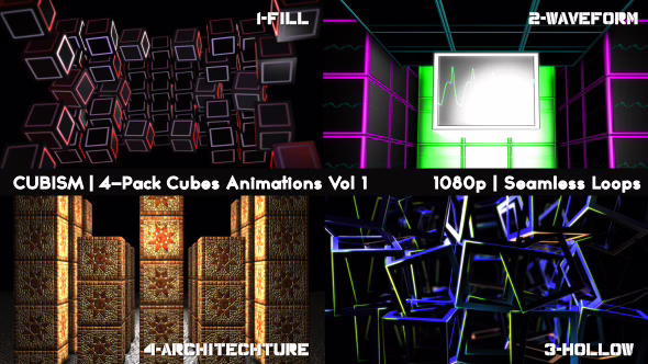 Cubism - 4Pack Vol 1