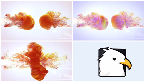 Fluid Particles Logo Reveal