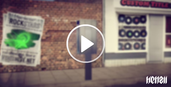 Funky Town - A 3d, Cinematic, Video Display Promo
