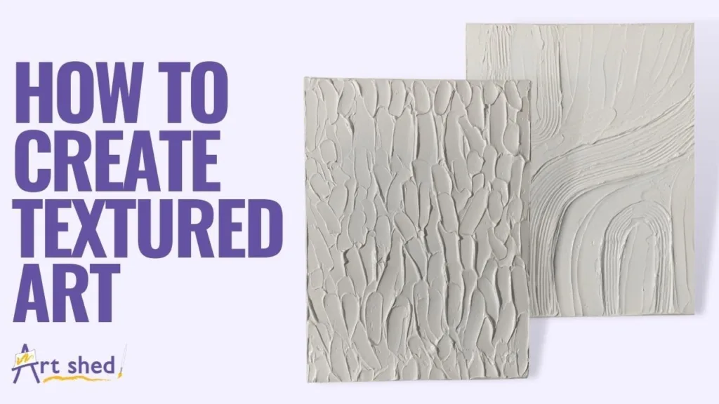 How to create textured minimalist/ abstract art