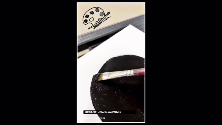 Schwarz -Weiß -abstrakte Kunst | Schwarz -Weiß -Kunst | Acryl -abstraktes Gemälde | Zusammenfassung Kunst