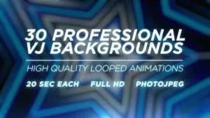 30 Professional VJ Background Loops Pack