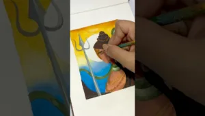 Abstract Art of Mahadev ✨ #ShivangiSah #Shorts