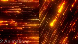 Abstract Fire Falling Flames
