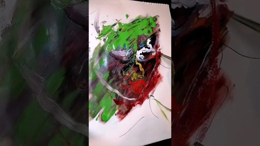 An easy work of modern art #shorts #art #satisfying #modern #painting #9 #arts #drawing #easy