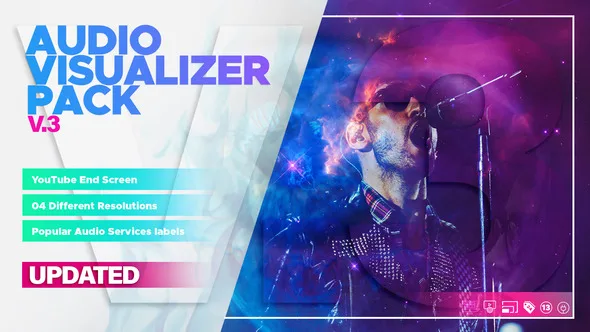 Audio visualizer pack