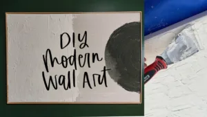 DIY Modern Art on a Budget #shorts