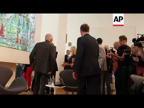 Exhibition showing the abstract works of German master Gerhard Richter