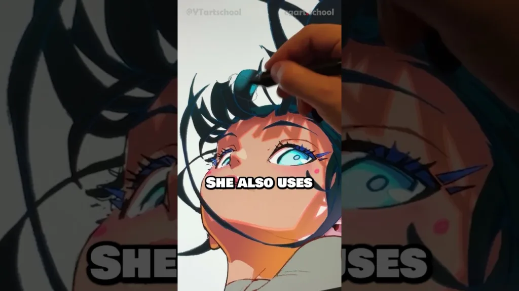 Is this the most dynamic art style? 💖 #maiyoneyama #artiststudy 43 Is this the most dynamic art style? 💖 #maiyoneyama #artiststudy