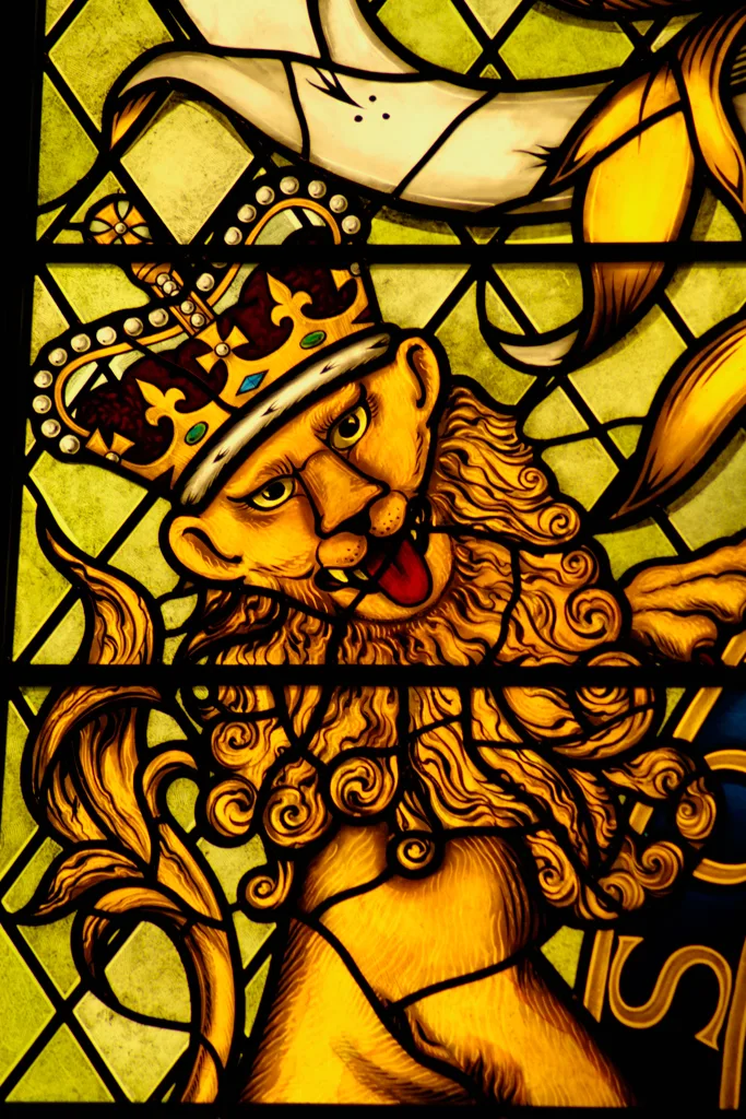 Jubilee Window - Rampant Lion