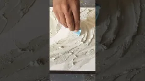 Layering Techniques: Building Texture in Acrylic Abstracts #art #shorts